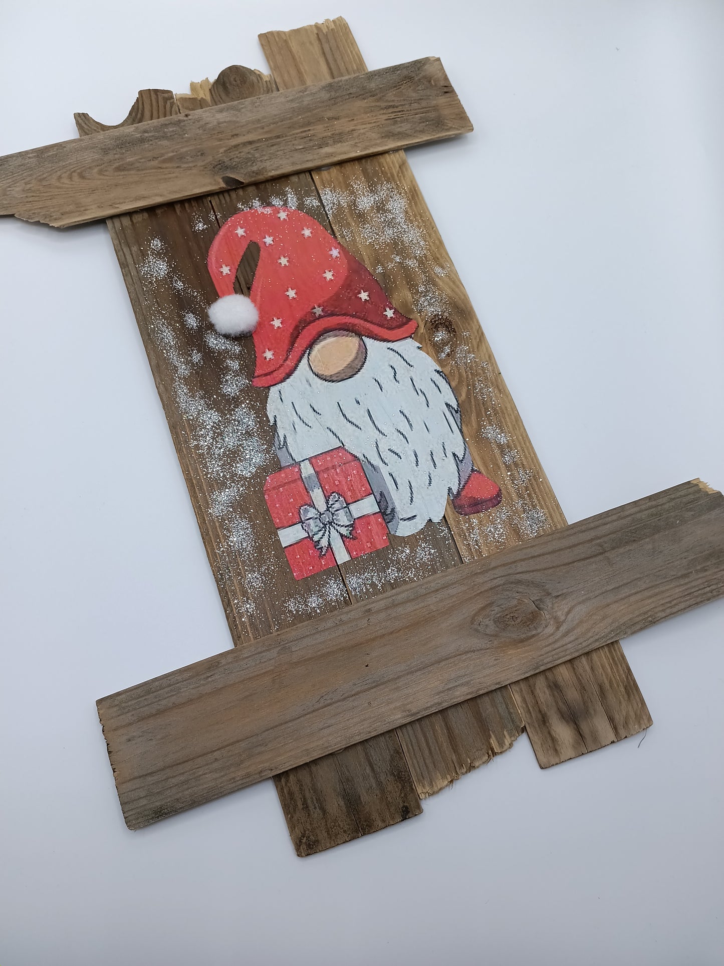 CADRE DECORATION GNOME ROUGE