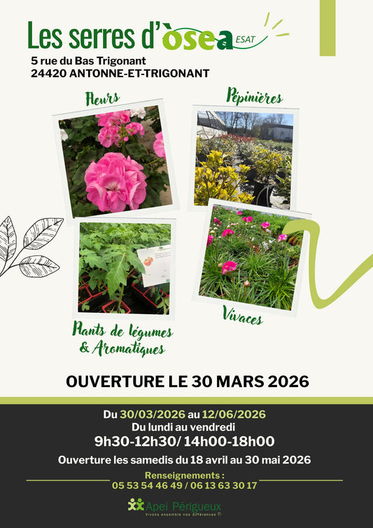 Ouverture des serres d'Antonne